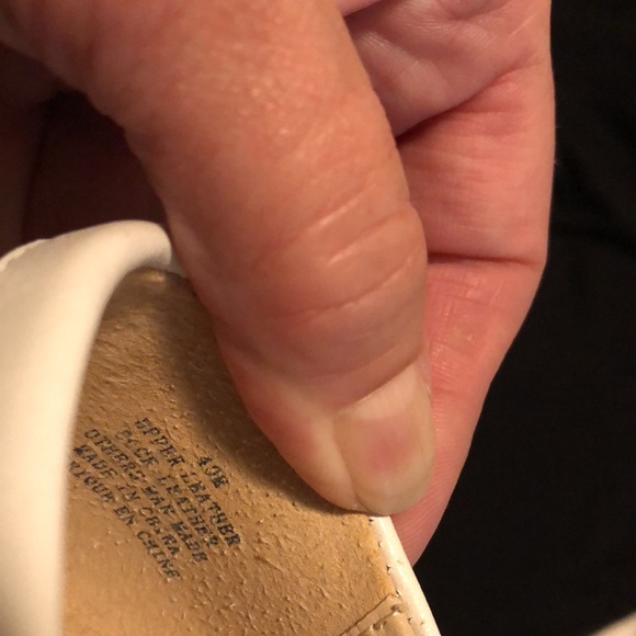 JeaneBeker size 40M white loafers. - Picture 7 of 7